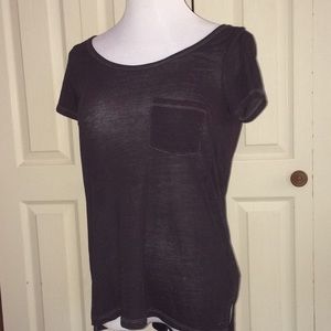 American Eagle sheer/ thin black shirt